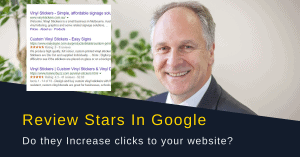 Do review stars in Google increase clicks