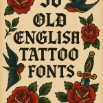 Top 30 Old English Tattoo Fonts