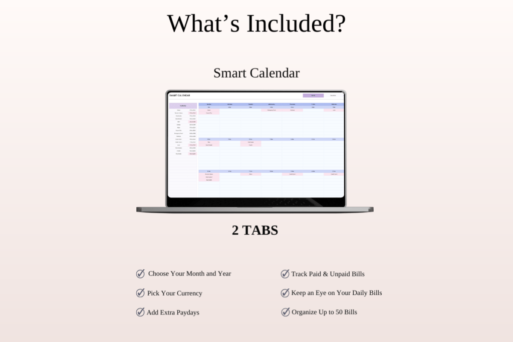 Family finance toolkit budget templates for Excel and Google Sheets preview 3