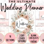 Wedding Planner Printable Binder (PDF)