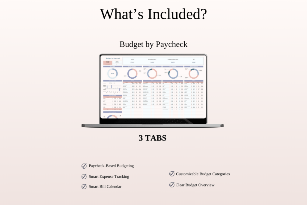 All-in-one personal finance spreadsheet bundle for Excel and Google Sheets preview 5