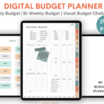 Digital Budget Planner for GoodNotes (Hyperlinked Financial Tracker)