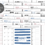 Budget Planner Printable PDF (Letter Size)