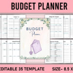 Budget Planner Canva Template (KDP‑Ready, 35 Pages)