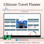 Ultimate Travel Planner Spreadsheet (Excel & Google Sheets)