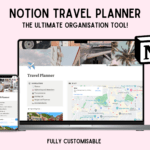 Notion Travel Planner Dashboard Template