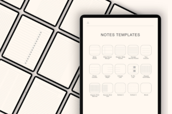 ADHD digital journal for GoodNotes with undated hyperlinked daily pages preview 5