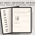 Digital Gratitude Journal – Hyperlinked Planner for GoodNotes