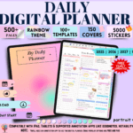Daily Digital Planner (Portrait) — 2025–2027 & Undated