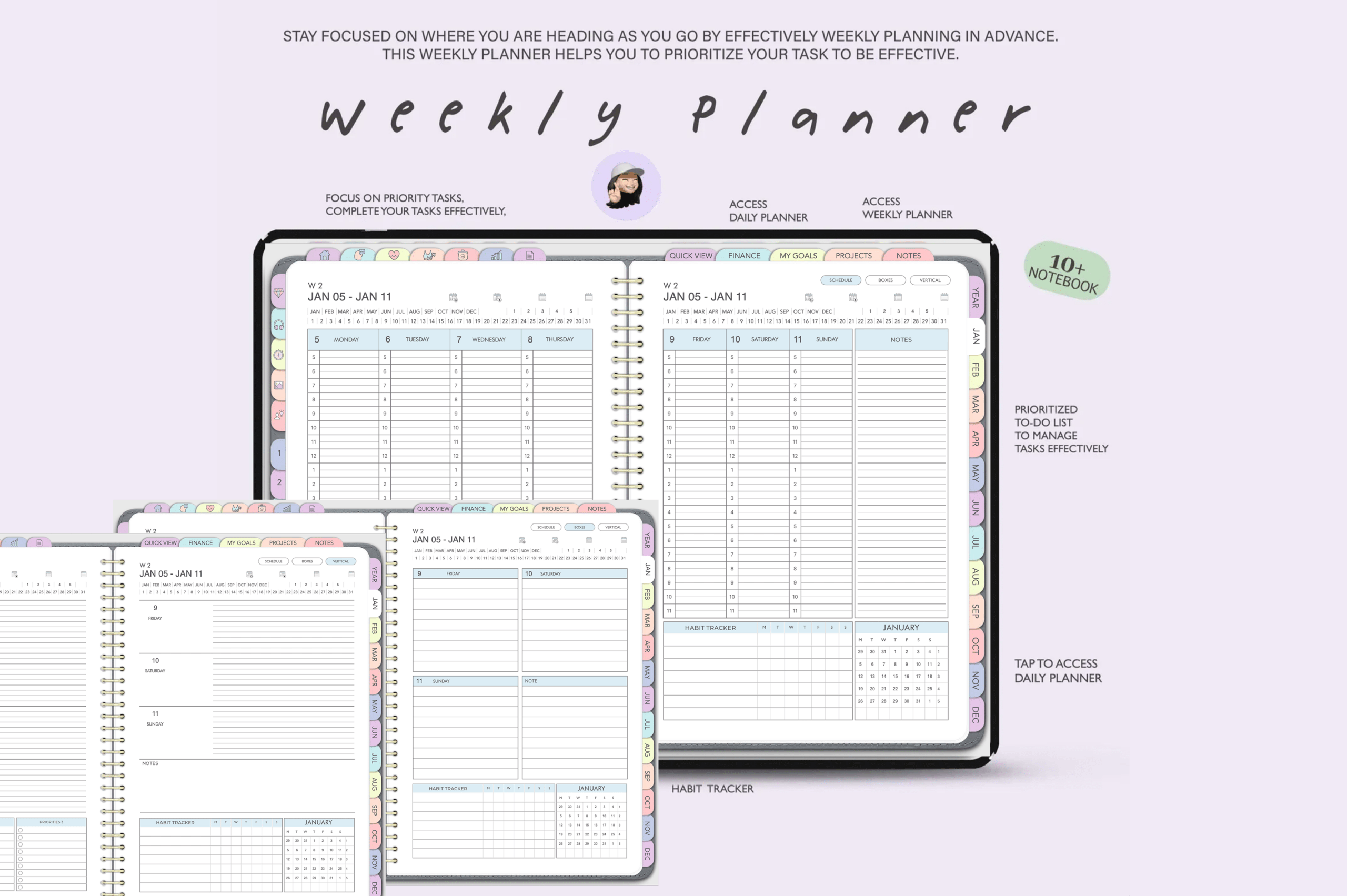 2025–2026 & Undated Digital Planner for GoodNotes & Android