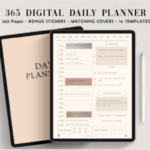 Digital Minimalist Daily Planner (GoodNotes & Notability)