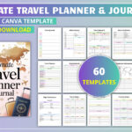 Ultimate Travel Planner & Journal Template (Canva + KDP PDF)