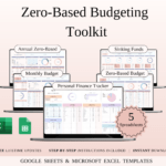 Zero-Based Budgeting Templates Bundle (Excel & Google Sheets)