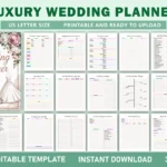 Luxury Wedding Planner Canva Template (KDP Interior)