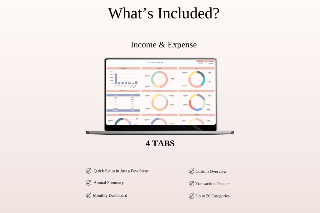 Side hustle spreadsheet templates in Excel and Google Sheets bundle preview 3