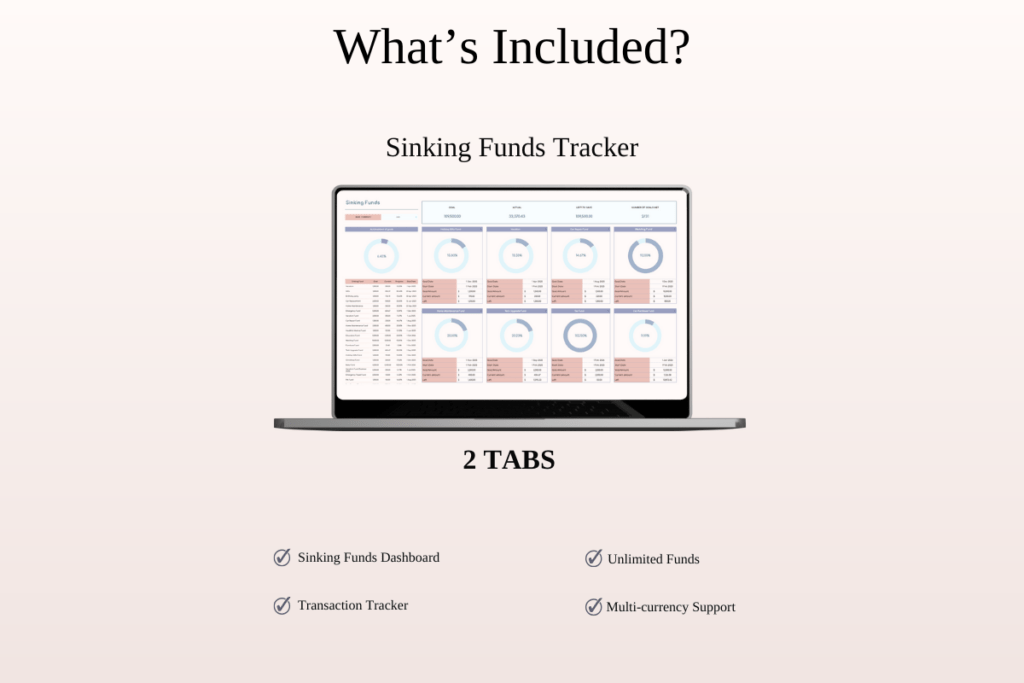 Financial freedom roadmap Excel and Google Sheets budgeting templates preview 4