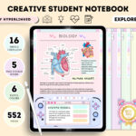 Hyperlinked Digital Notebook for GoodNotes (Undated)